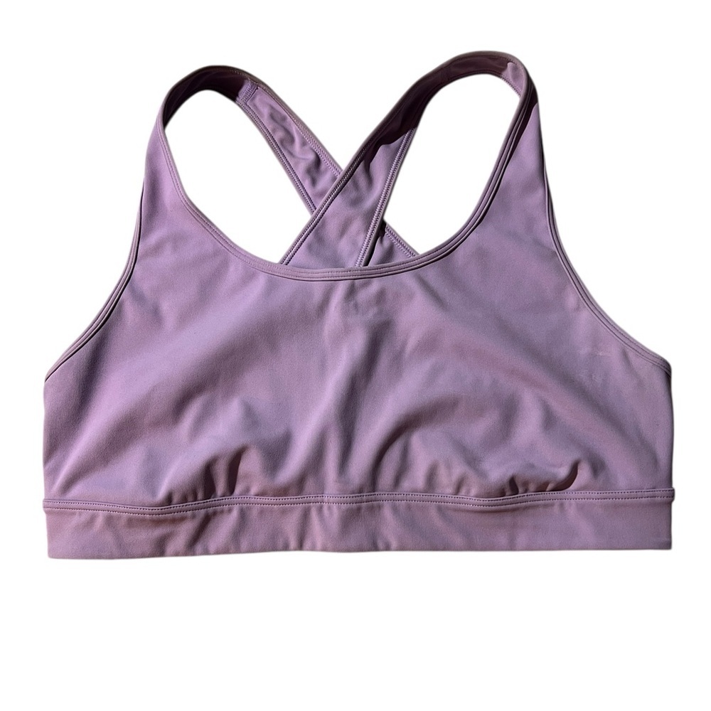Ideology Women's Lavender Sports Bra, size 1X